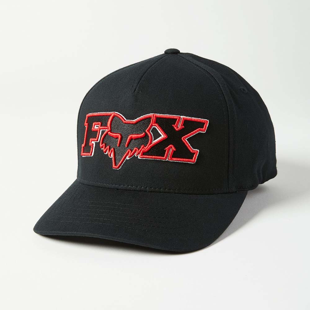 Fox Ellipsoid Flexfit Black/Red бейсболка