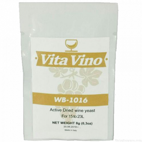 Дрожжи винные Vita Vino WB-1016 White Wine, 8 гр
