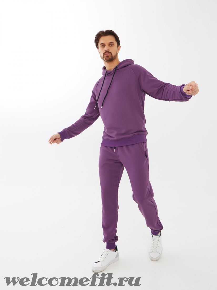 Спортивный костюм "реглан" - фиолетовый