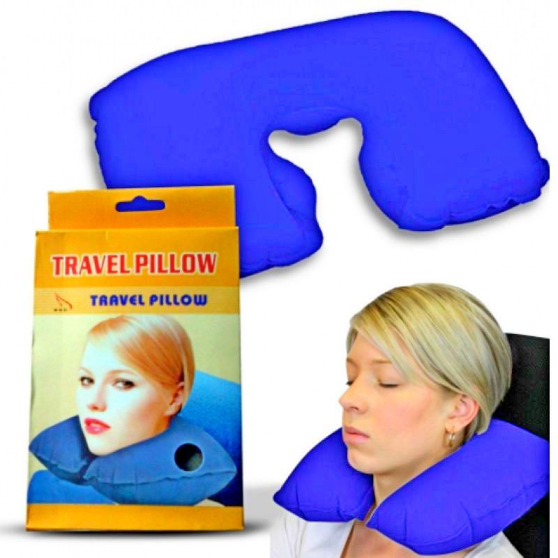 Подушка для путешествий Travel Pillow, цвет Синий