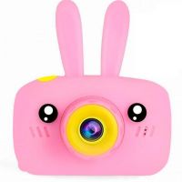 Детский цифровой фотоаппарат Fun Camera View Зайчик, розовый