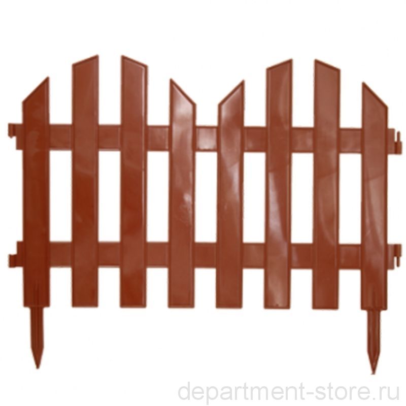 Забор для клумб №4, 300 х 28 см, 7 Секций