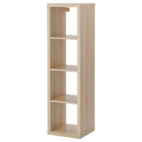 KALLAX КАЛЛАКС, Стеллаж, под беленый дуб, 42x147 см - 503.147.34