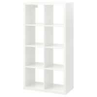 KALLAX КАЛЛАКС, Стеллаж, глянцевый белый, 77x147 см - 403.788.30