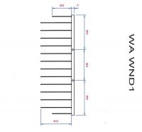Полка для душа Decor Walther WA WND 07032 схема 5