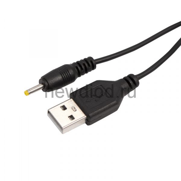 Кабель USB штекер - DC разьем питание 0,7х2,5 мм, длина 1 метр REXANT