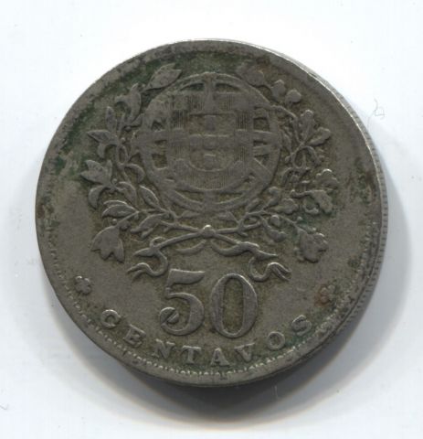 50 сентаво 1935 Португалия Азорские острова, редкий год