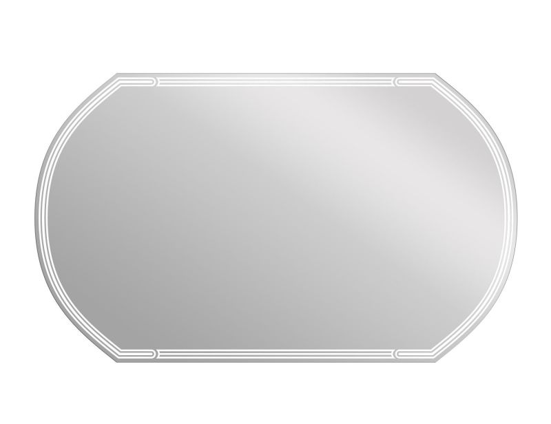 Зеркало Cersanit LED 090 design 100x60 с подсветкой с антизапотеванием овальное