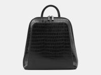 Рюкзак из натуральной кожи Alexander-TS "R0023 Black Croco"