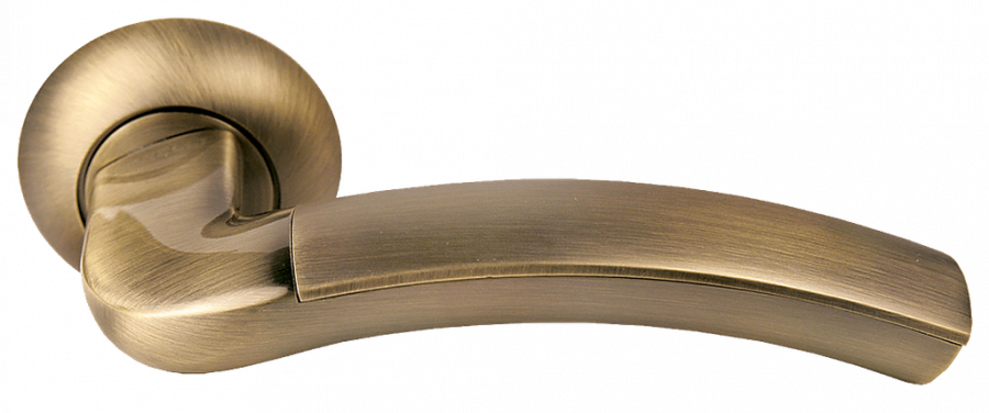Дверные ручки Morelli "ПАЛАЦЦО - II" MH-02 MAB/AB Цвет - Матовая античная бронза/античная бронза