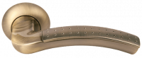 Дверные ручки Morelli "ПАЛАЦЦО" MH-02P MAB/AB Цвет - Матовая античная бронза/античная бронза