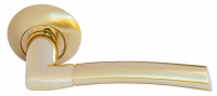 Дверные ручки Morelli "ПИЗА" MH-06 SG/GP Цвет - Матовое золото/золото