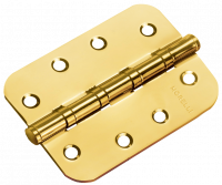 Петля MORELLI стальная универсальная скругленная MS-C 100X70X2.5-4BB SG Цвет - Матовое золото