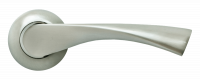 Дверные ручки Rucetti RAP 1 SN/CP Цвет - Белый никель/хром