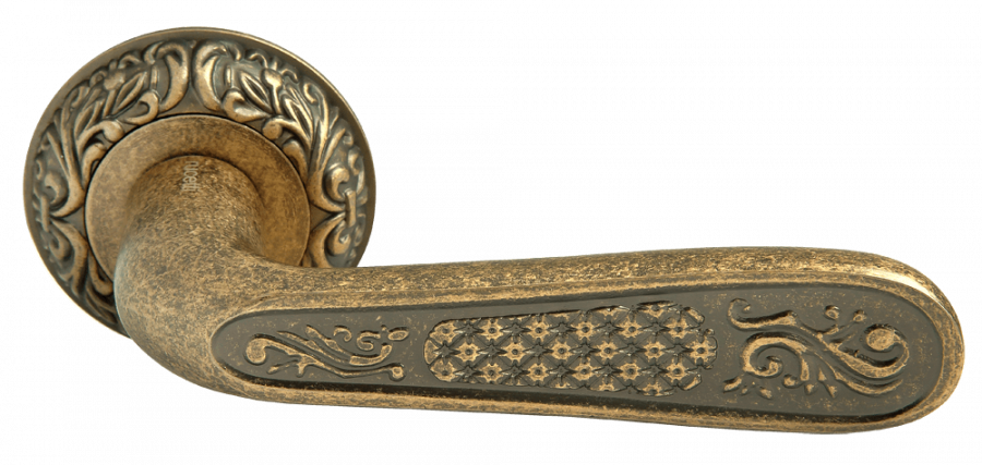 Дверные ручки Rucetti RAP-CLASSIC 1 OMB Цвет - старая античная бронза