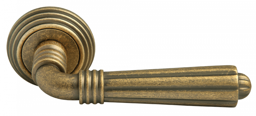 Дверные ручки Rucetti RAP-CLASSIC-L 5 OMB Цвет - старая античная бронза