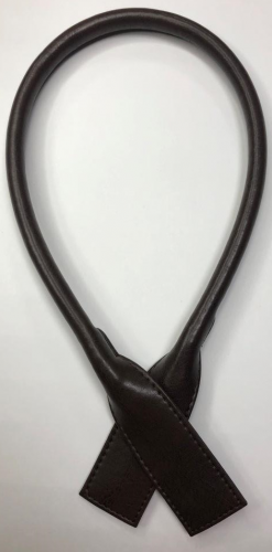Ручка кожаная для сумок. Цвет: коричневый , 68 см