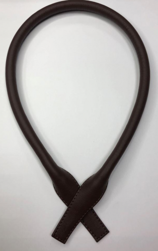 Ручка кожаная для сумок. Цвет: коричневый матовый , 73 см