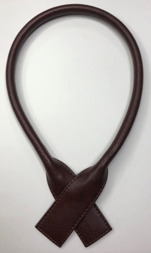 Ручка кожаная для сумок. Цвет: медно-коричневый, 68 см