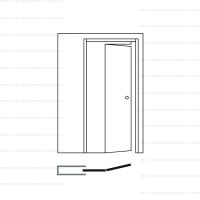 Пенал Eclisse Novanta для раздвижной двери (полотно 2000 и 2100 мм)