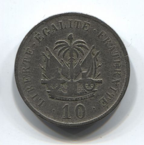 10 сантимов 1906 Гаити