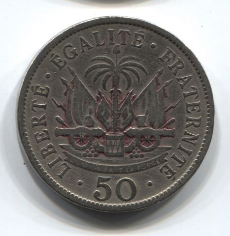 50 сантимов 1907 Гаити