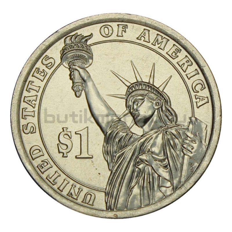 1 доллар 2015 США Линдон Джонсон (Президенты США) UNC
