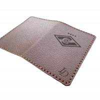 Кожаная обложка на паспорт ФК "Динамо" с именной гравировкой