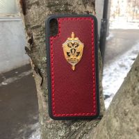 Кожаный чехол-накладка "Прокуратура РФ" на iPhone
