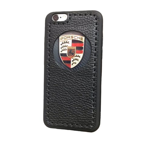 Кожаный чехол-накладка "Porsche" на iPhone