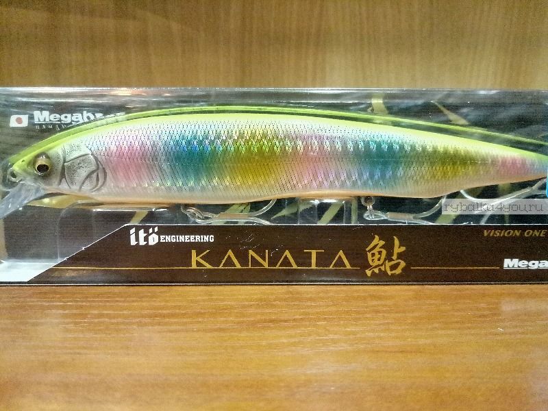 Воблер Megabass Kanata Ayu 160F SW 160 мм / 30 гр / Заглубление: 0,8 - 1,2  м / цвет: GG Chart Back Rainbow (JP)
