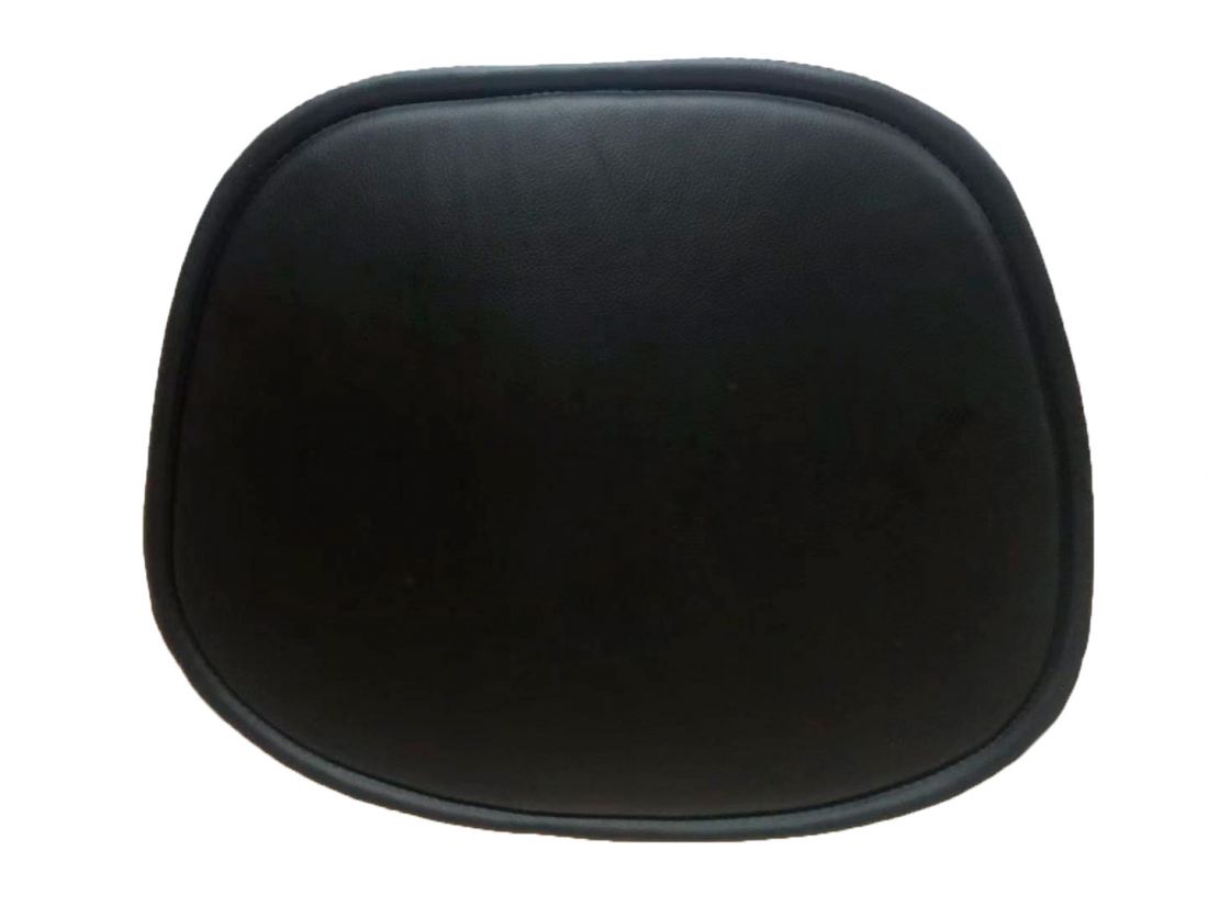 Подушка для стульев серии "Eames" из эко кожи, 
черная