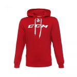Толстовка CCM Logo Hoody (красная) SR