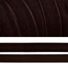 фото Лента бархатная 20 мм разные оттенки TBY.LB.20 темно-коричневый