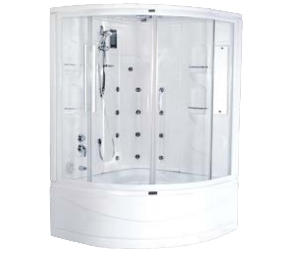 MARINA | konsept Oval Duş kabina 130x130, 150x150 sm