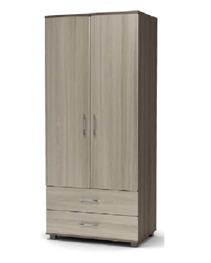 Шкаф 2х дверный для платья и белья "Ирина"