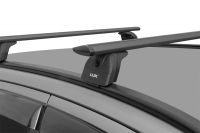 Багажник на крышу Lada Vesta SW / Lada Vesta SW Cross, Lux, черные крыловидные дуги