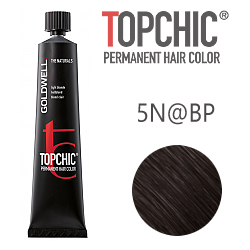 Goldwell Topchic 5N@BP - Стойкая краска для волос Cветло-коричневый с перламутровым сиянием  60 мл