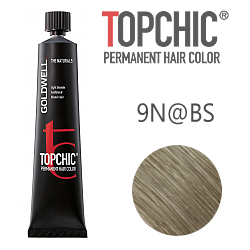 Goldwell Topchic 9N@BS - Стойкая краска для волос Очень светлый блонд с бежево-серебристым сиянием  60 мл