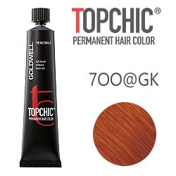 Goldwell Topchic Eluminated 7OO@GK - Стойкая краска для волос Рыжий с медным сиянием 60 мл