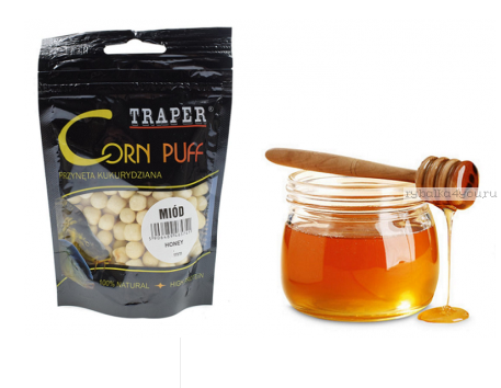 Corn puff 4мм/20гр Honey TRAPER (Трапер) Кукуруза воздушная мед