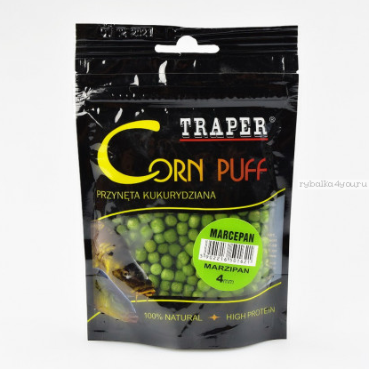 Corn puff 4мм/20гр Marcepan TRAPER (Трапер) Кукуруза воздушная марцепан