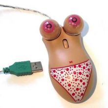 Женский торс мышь для компьютера