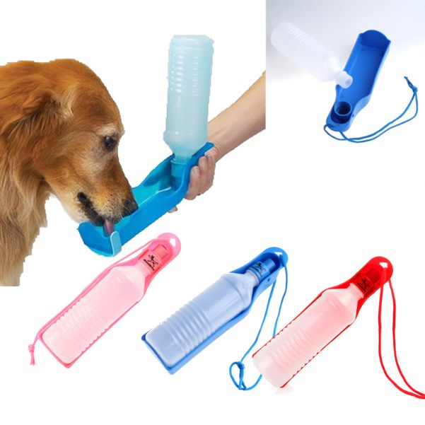 Прогулочная поилка для собак Pet Feeding Bottle, 250 мл