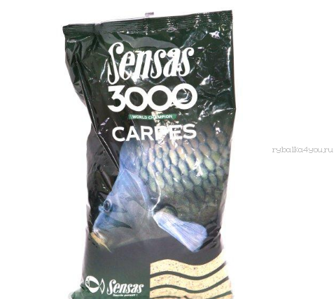 Прикормка Sensas 3000 Carp 1 кг (карп)