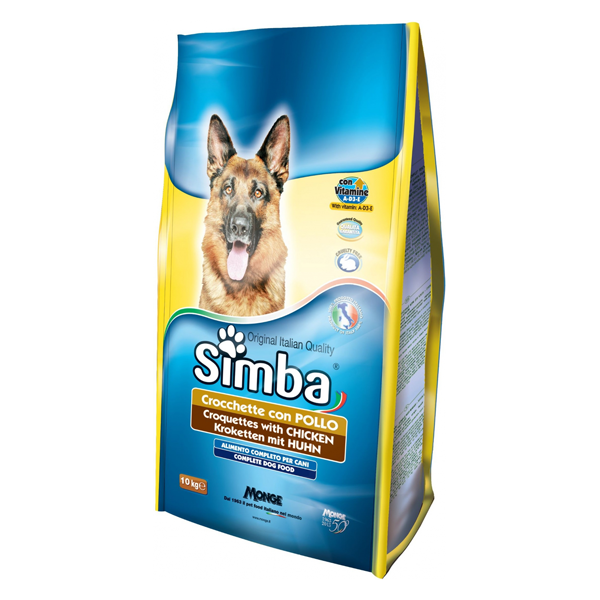 Сухой корм для собак Simba курица 10 кг