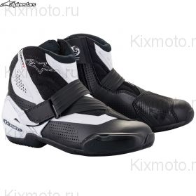 Ботинки Alpinestars SMX-1 R V2 Vented, Черно-белые