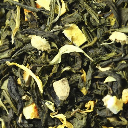 Имбирный чай - зеленый чай с натуральными добавками