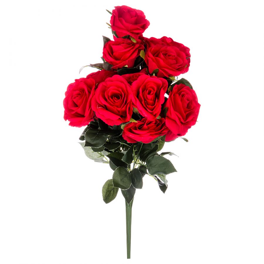 Цветок искусственный "Букет роз" 50 см