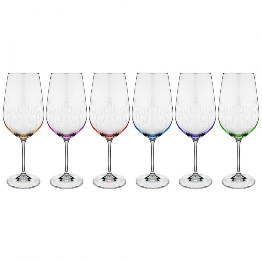 Набор бокалов для вина 6 шт. '"Viola" 550 мл, h=24.5 см